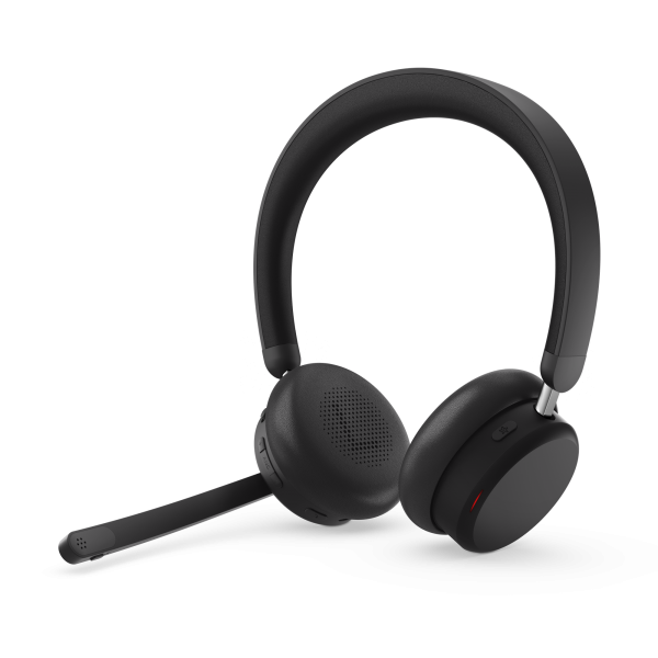 Headset Lenovo Dual-mode Wireless Anc Headset 6550 Negro Con Microfono Bluetooth Receiver Usb-c Team