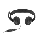 Headset Lenovo Wired Voip Headset 5000 Negro Con Microfono Usb-c Usb-a Teams