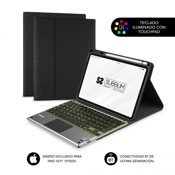 Funda Con Teclado Subblim Keytab Pro Bt Para Tablet Ipad 10.