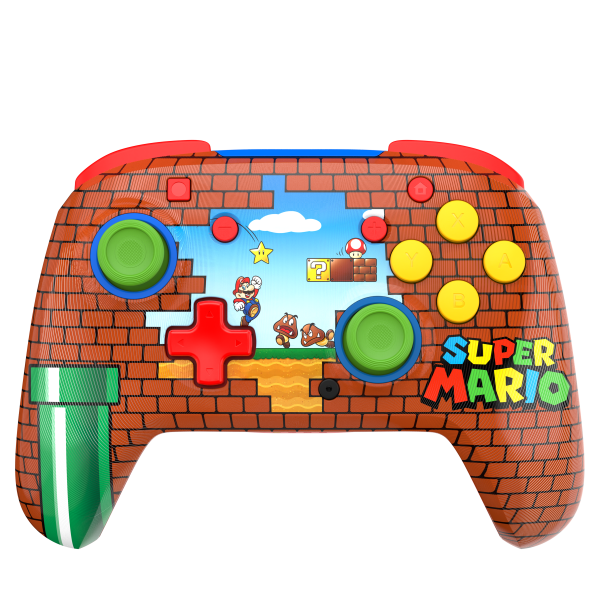 Mando Turtle Beach Rematch Wireless Controller Mario Bricks Reveal (switch 2) Main Image