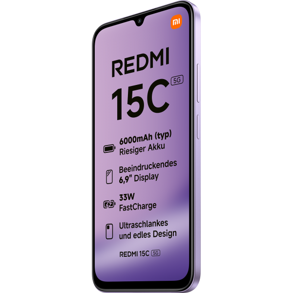 Xiaomi Redmi 15C 5G 4GB/128GB Lila 6,9 pulgadas IPS 120Hz 50MP 6000mAh 33W NFC