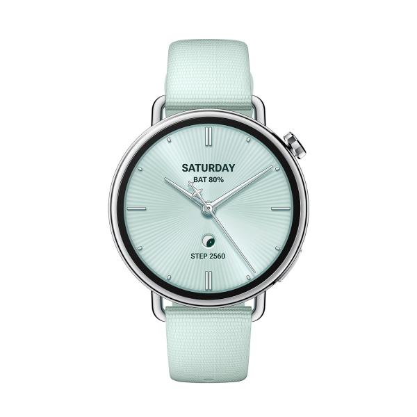 Xiaomi Watch S4 41mm con Correa de Caucho Fluorado Verde Menta