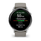 Smartwatch Garmin Venu 4 45 Mm Bisel Plateado