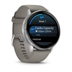 Smartwatch Garmin Venu 4 45 Mm Bisel Plateado