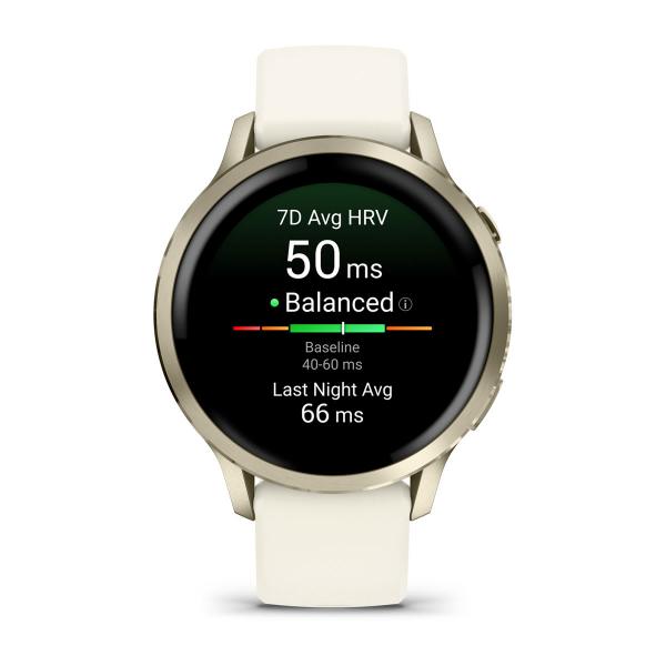 Garmin Venu 4 41 mm Dorado con Correa Blanca Main Image