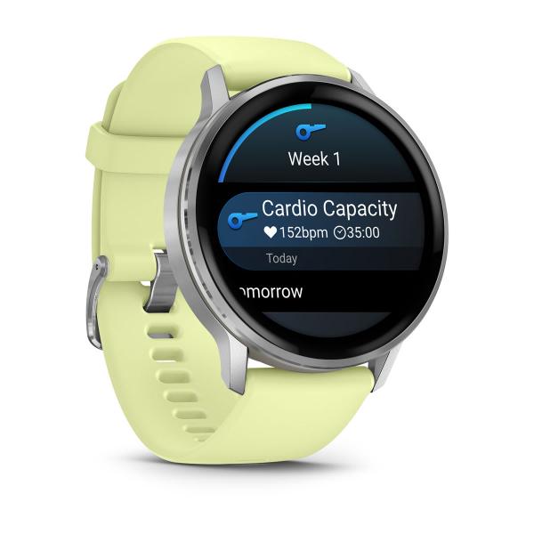 Smartwatch Garmin Venu 4 (45 Mm) Bisel Plateado
