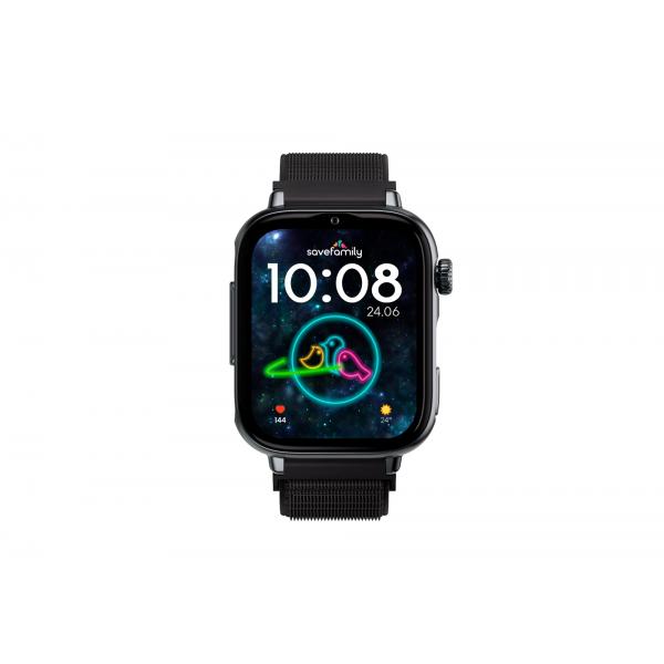 Savefamily Savewatch Plus 2 Junior (+8 Aos) Negro Con Correa De Tela Black Night / Smartwatch 4g Para Nios