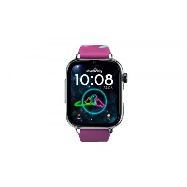 Savefamily Savewatch Plus 2 Junior (+8 Aos) Plata Con Correa De Silicona Maui / Smartwatch 4g Para Nios