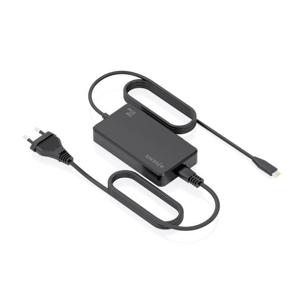 Cargador para Portatil AISENS ASCH-1PD65D068-BK - 65W GaN  USB Tipo C  1.8M  Negro Hover Image