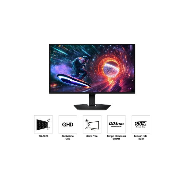 Samsung S27FG506SU pantalla para PC 68,6 cm (27") 2560 x 1440 Pixeles Quad HD OLED Negro