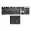 Teclado Mouse Y Alfombrilla Wireless Tacens Zenith Low Profile Tecla Copilot 3200dpi Color Negro