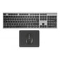 Teclado Mouse Y Alfombrilla Wireless Tacens Zenith Low Profile Tecla Copilot 3200dpi Color Negro