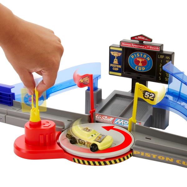 Pista Carreras Copa Piston Salto Rayo Mcqueen Cars Disney Pi