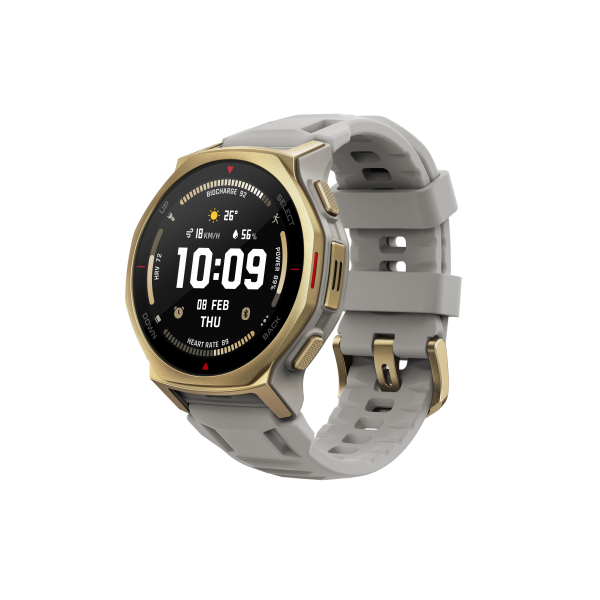 Amazfit T-Rex 3 Pro Reloj Deportivo GPS 19 días Mapas Offline Artic Gold