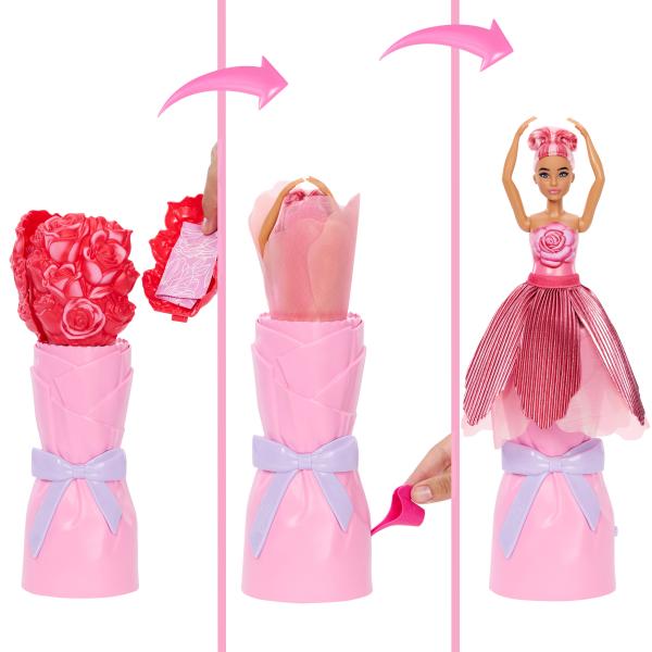 MuEca Rosa Roja Petal Pop Barbie