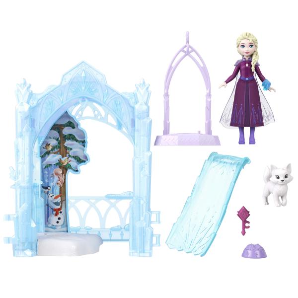 MuEca Elsa Escondite Helado De Animales Frozen Disney