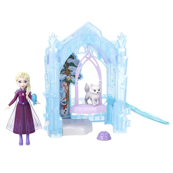 MuEca Elsa Escondite Helado De Animales Frozen Disney