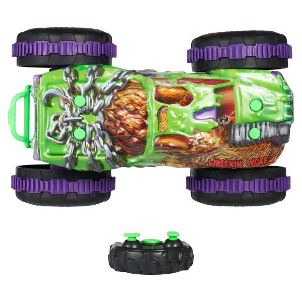 Coche Radio Control Wreckin Wolf Hot Wheels