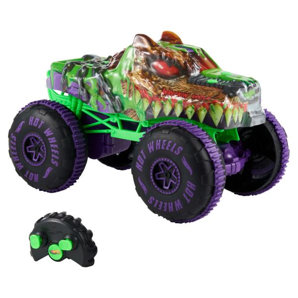 Coche Radio Control Wreckin Wolf Hot Wheels