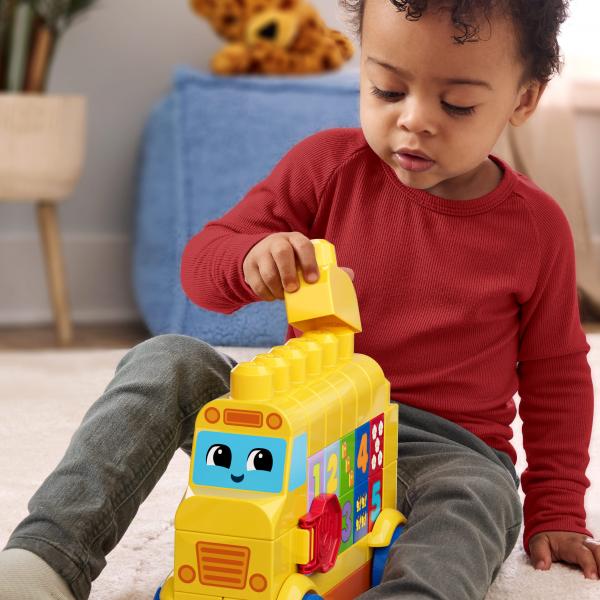 Autobus Numeros Encajables Mega Bloks 45Pzs