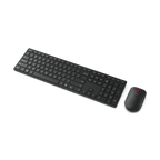 Teclado Y Mouse Lenovo Wireless Multi-mode Pro Combo 6000 Negro Inalambrico 2.4ghz Bt Receptor Usb-a