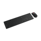 Teclado Y Mouse Lenovo Wireless Multi-mode Pro Combo 6000 Negro Inalambrico 2.4ghz Bt Receptor Usb-a