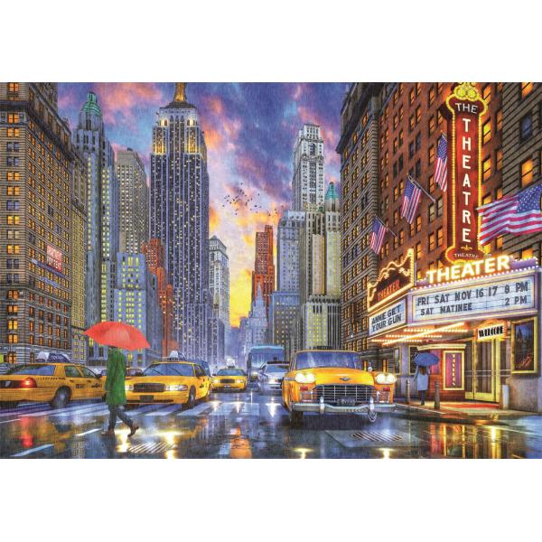 Puzzle Rainy Manhattan 2000Pzs Main Image