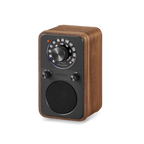 Sangean Wr-9 Nogal Vintage / Radio Analógica De Madera Con Am / Fm / Bluetooth