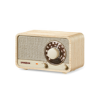 Sangean Wr-8 Fresno Blanco / Radio Analógica De Madera Con Am / Fm / Bluetooth