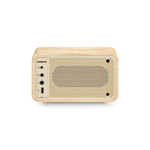 Sangean Wr-8 Fresno Blanco / Radio Analógica De Madera Con Am / Fm / Bluetooth