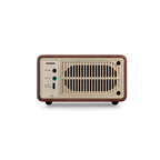Sangean Wr-7 Plus Nogal Vintage / Radio Con Mueble De Madera Fm / Bluetooth / Aux