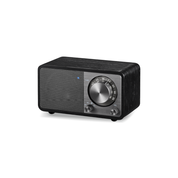 Sangean Wr-7 Plus Roble De Luz De Luna / Radio Con Mueble De Madera Fm / Bluetooth / Aux