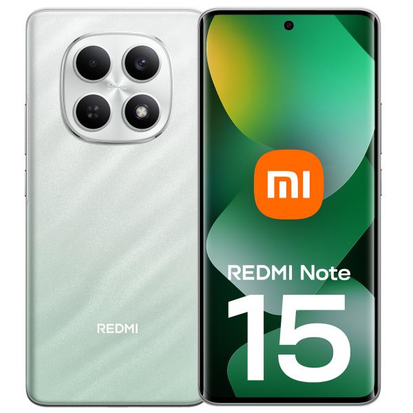 Smartphone XIAOMI Redmi Note 15 MZB0MP8EU - Helio G100-Ultra  6.77" AMOLED  6GB  128GB  HyperOS 2  Verde Hover Image