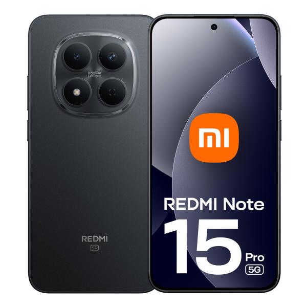 Smartphone XIAOMI Redmi Note 15 Pro MZB0M27EU - Dimensity 7400-Ultra  6.83" FDH+  8GB  256GB  HyperOS 2  Negro