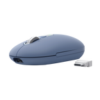 Mouse Trust Wireless Seron Hypscroll Slim 400-2400dpi 6 Botones Recargable Fsc Grs Azul