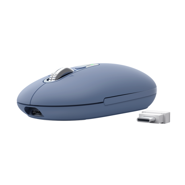 Mouse Trust Wireless Seron Hypscroll Slim 400-2400dpi 6 Botones Recargable Fsc Grs Azul Main Image