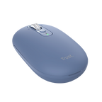 Mouse Trust Wireless Seron Hypscroll Slim 400-2400dpi 6 Botones Recargable Fsc Grs Azul