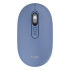 Mouse Trust Wireless Seron Hypscroll Slim 400-2400dpi 6 Botones Recargable Fsc Grs Azul