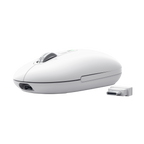 Mouse Trust Wireless Seron Hypscroll Slim 400-2400dpi 6 Botones Recargable Fsc Grs Blanco