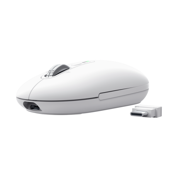 Mouse Trust Wireless Seron Hypscroll Slim 400-2400dpi 6 Botones Recargable Fsc Grs Blanco Main Image