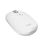 Mouse Trust Wireless Seron Hypscroll Slim 400-2400dpi 6 Botones Recargable Fsc Grs Blanco