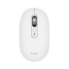 Mouse Trust Wireless Seron Hypscroll Slim 400-2400dpi 6 Botones Recargable Fsc Grs Blanco