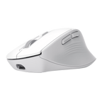 Mouse Trust Wireless Niven Bt/2.4ghz 7 Botones 800-3200dpi Recargable Color Blanco.