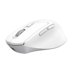 Mouse Trust Wireless Niven Bt/2.4ghz 7 Botones 800-3200dpi Recargable Color Blanco.