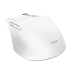 Mouse Trust Wireless Niven Bt/2.4ghz 7 Botones 800-3200dpi Recargable Color Blanco.