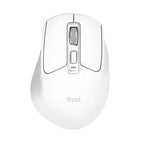 Mouse Trust Wireless Niven Bt/2.4ghz 7 Botones 800-3200dpi Recargable Color Blanco.