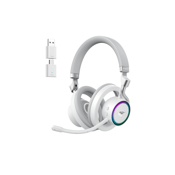 Havit Fuxi-H8 (White) Kabel & tr?dl?s H?retelefoner Hvid