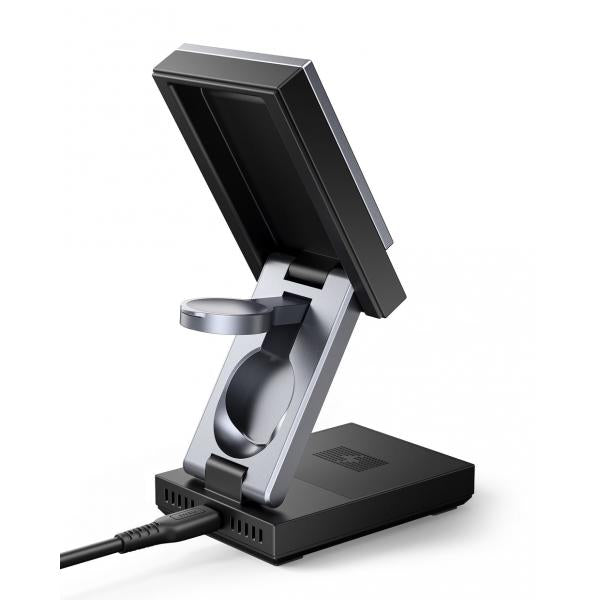 Iniu Cargador 3-In-1 Magnetic Wireless Qi2.0 Charping Stand