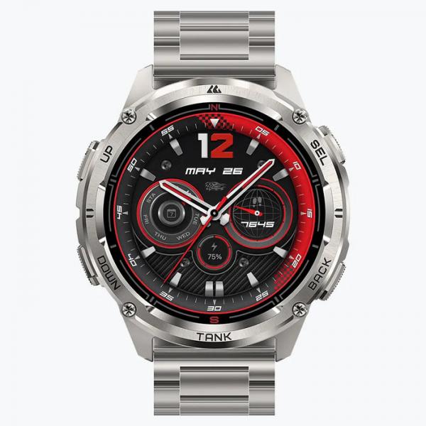 KOSPET Tank T3 Ultra 2 Plata Edición Especial 1,43 pulgadas AMOLED GPS 5 días +170 deportes 5ATM IP69K Smartwatch