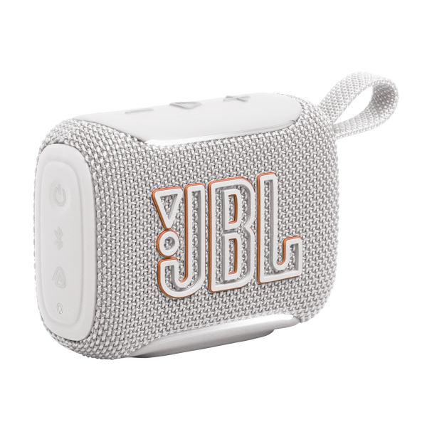 JBL Go 5 Blanco 4,8W 8h IP68 1000mAh Auracast luces LED Altavoz Bluetooth